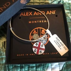 Alex and Ani silver Montreal bangle NWT